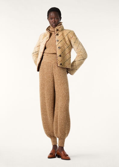 TERRY EMBR. BLOUSON LORO PIANA BELT EMBROIDERY