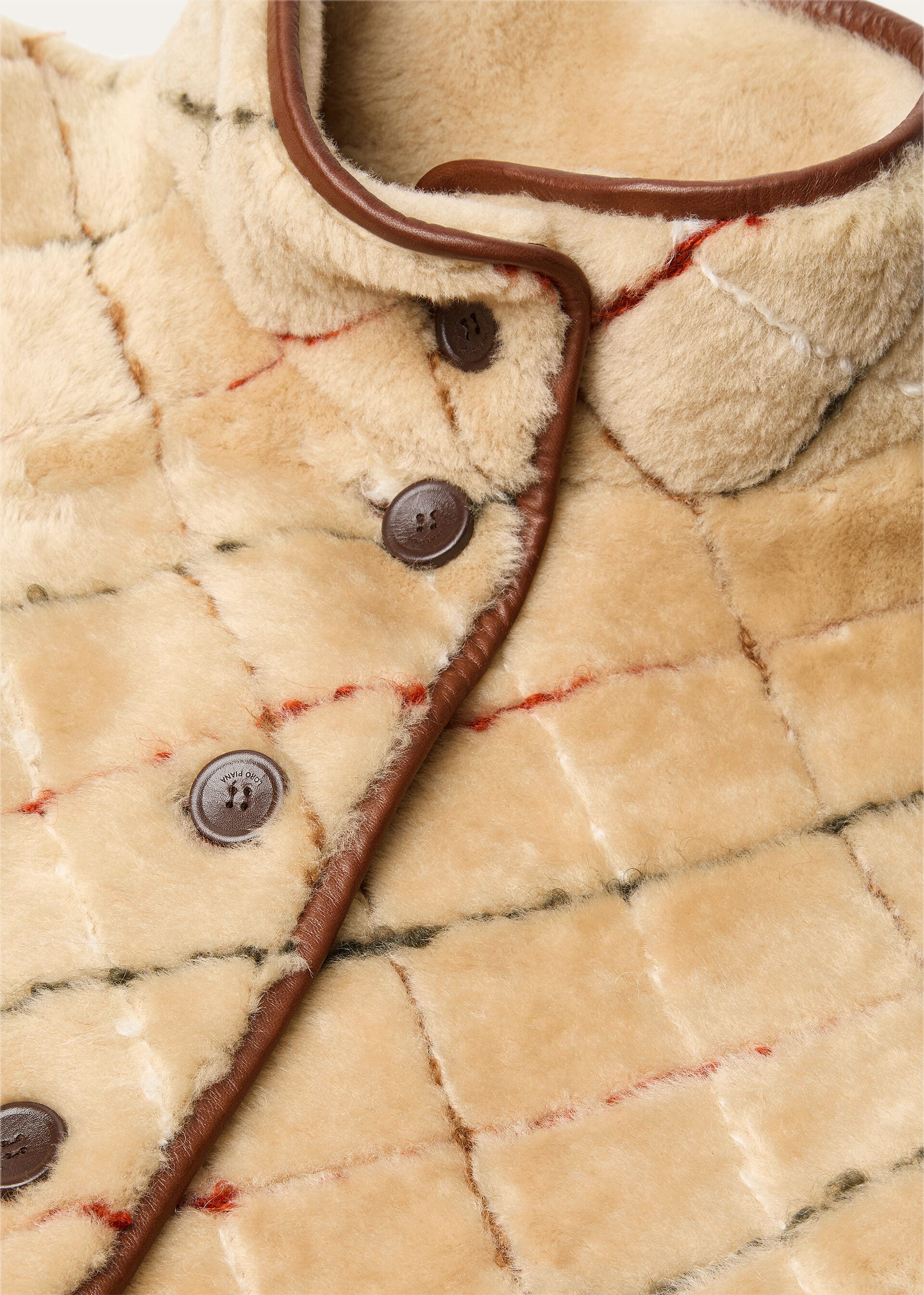 TERRY EMBR. BLOUSON LORO PIANA BELT EMBROIDERY