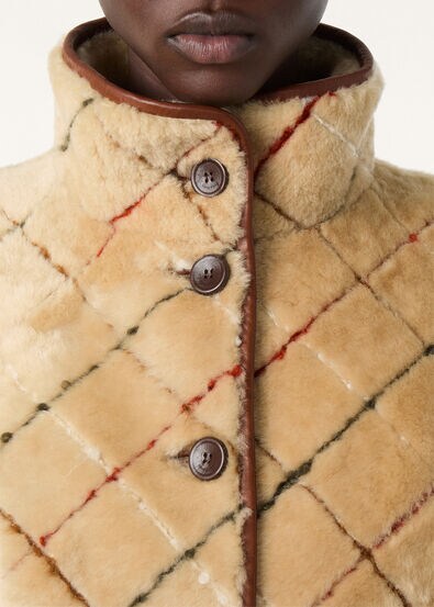 TERRY EMBR. BLOUSON LORO PIANA BELT EMBROIDERY