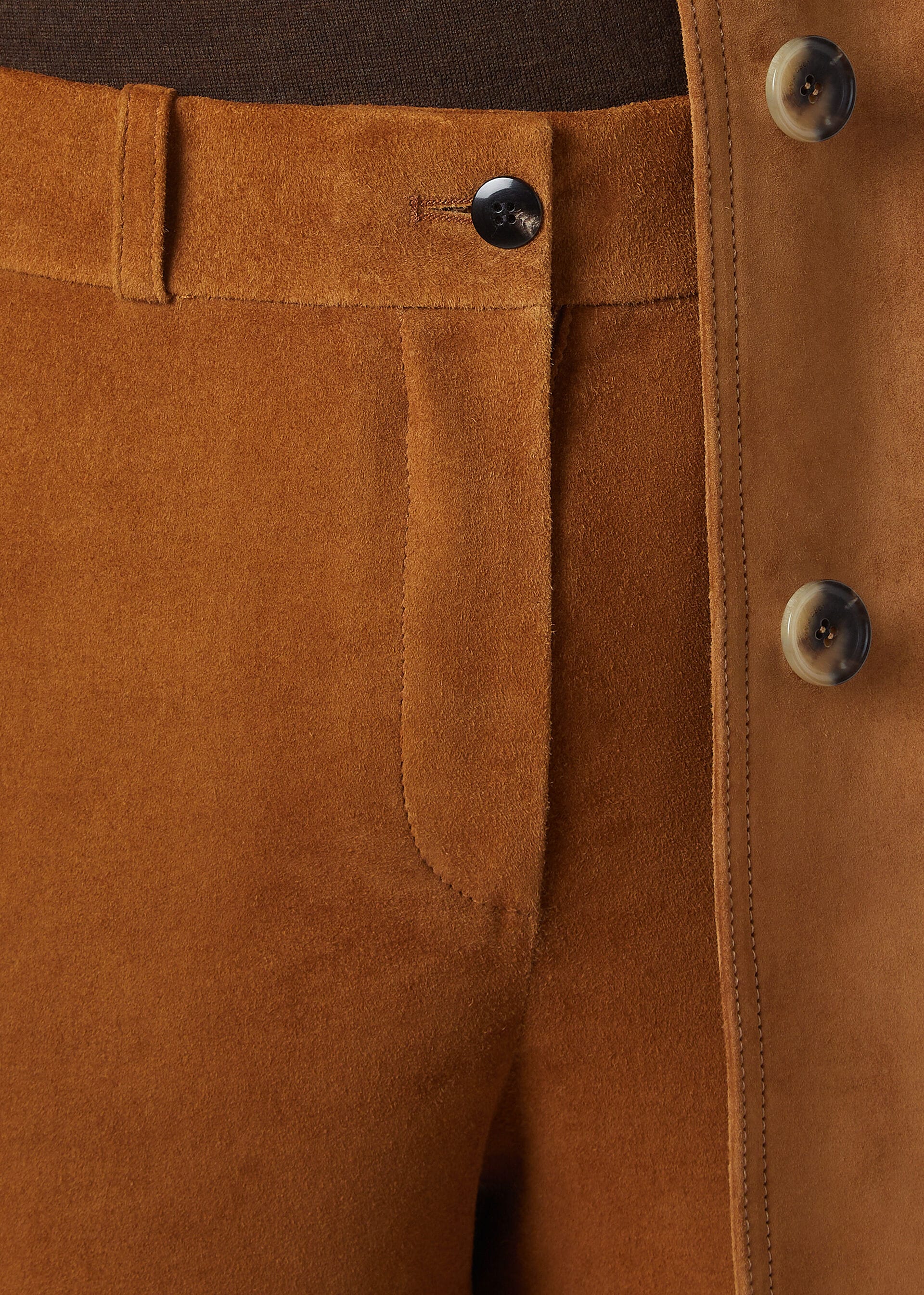 SIBUR TROUSERS SUEDE STRETCH