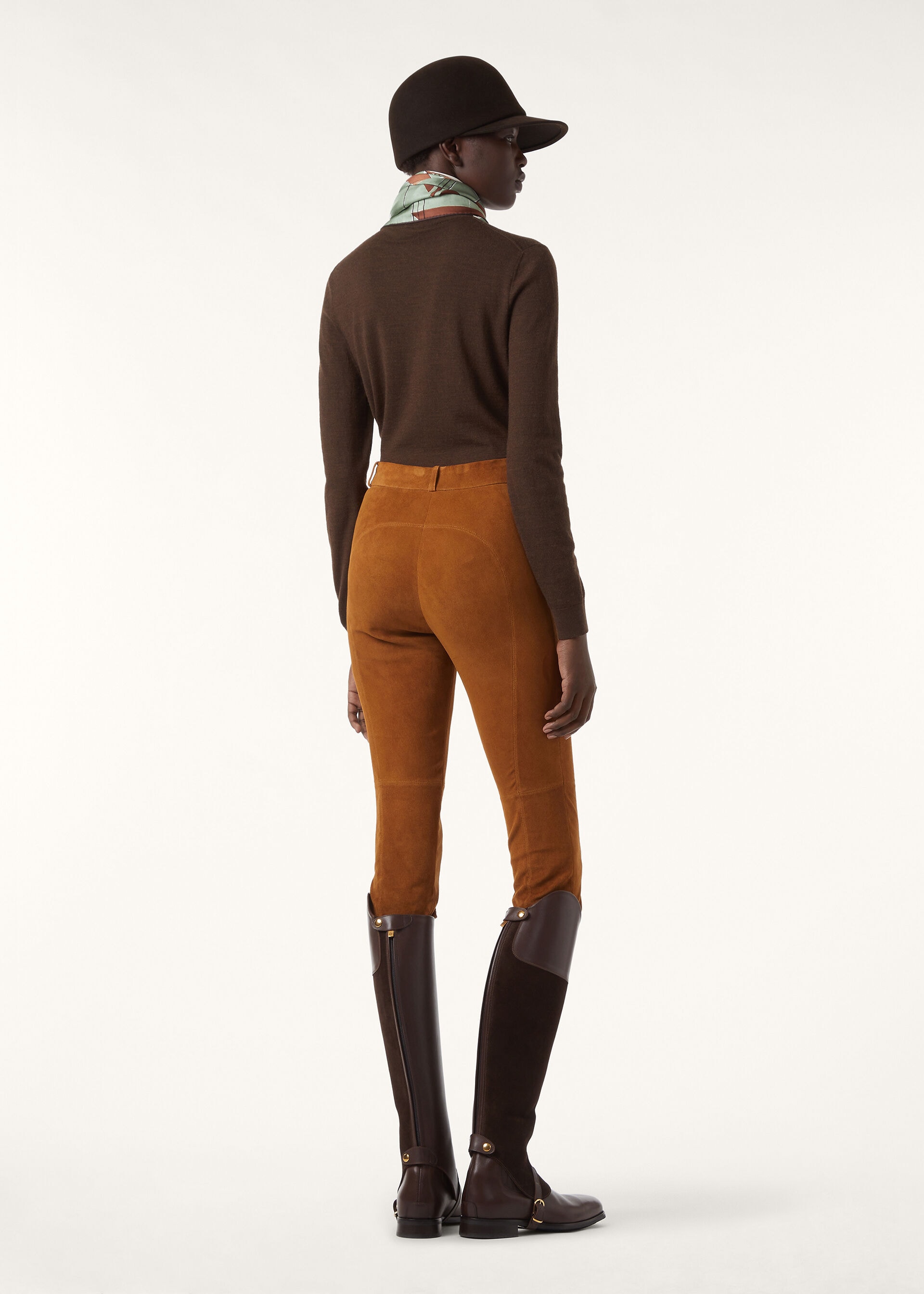 SIBUR TROUSERS SUEDE STRETCH