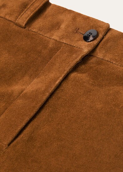 SIBUR TROUSERS SUEDE STRETCH