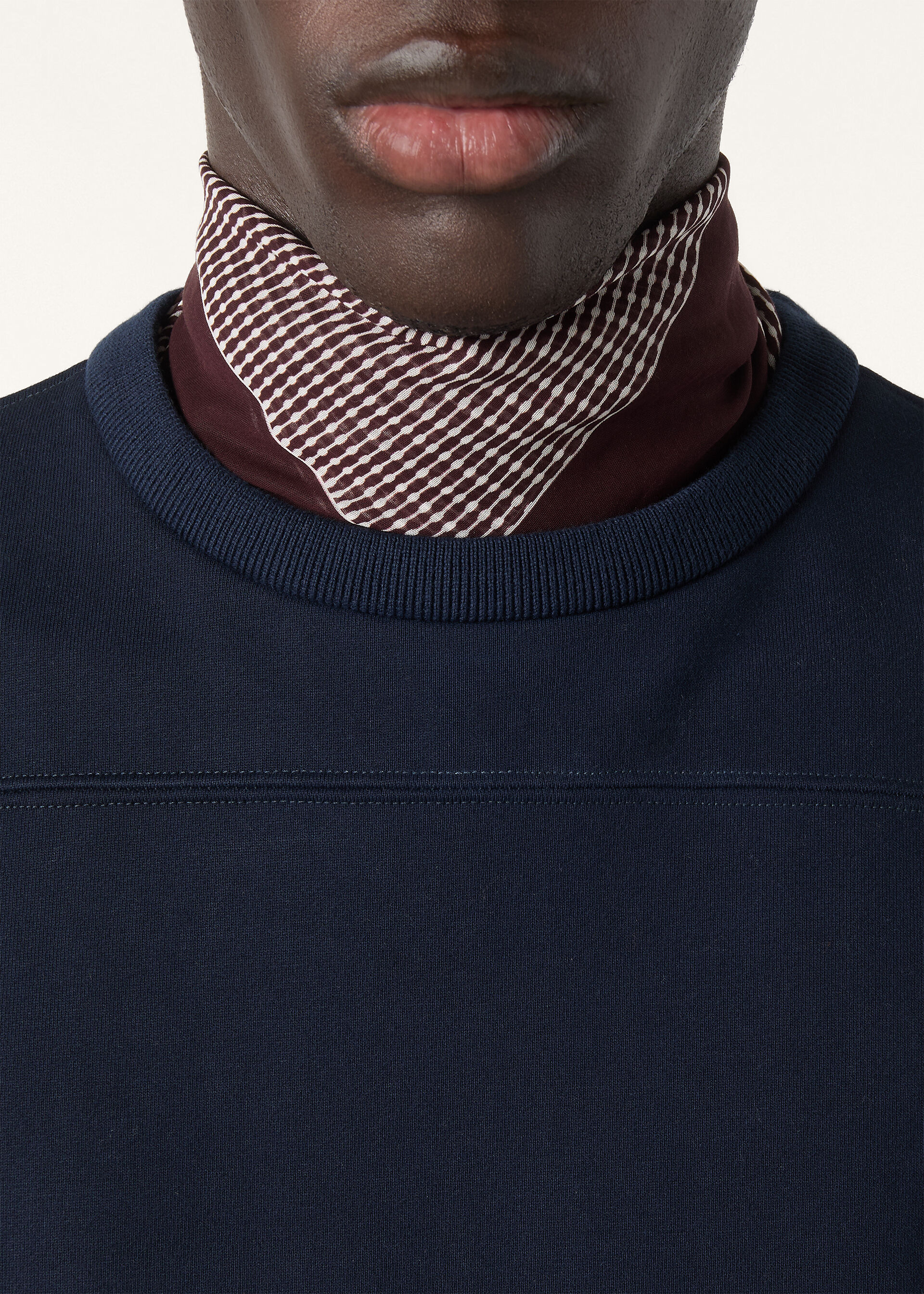 COMO CREW NECK SWEATSHIRT COTTON FLEECE