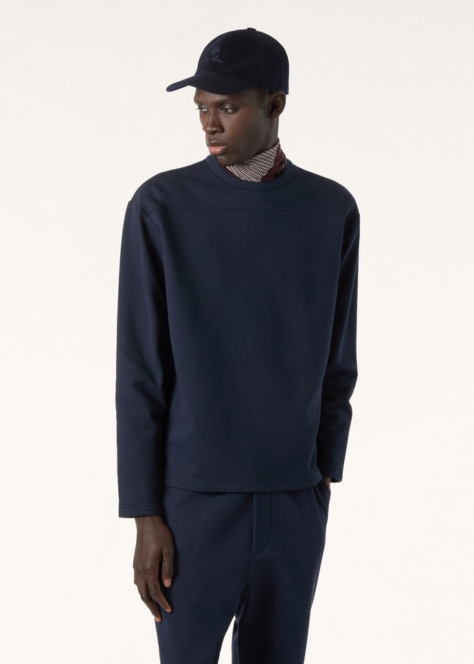 COMO CREW NECK SWEATSHIRT COTTON FLEECE_FAP7368_W000_3
