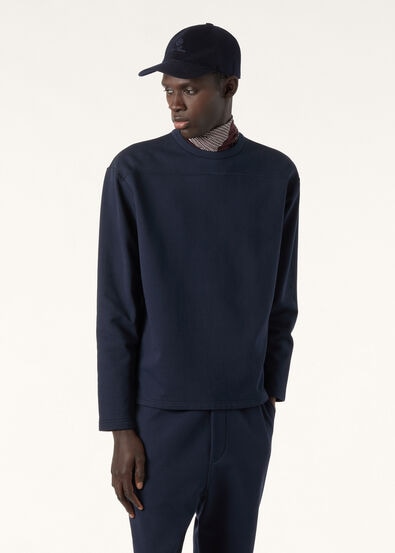 COMO CREW NECK SWEATSHIRT COTTON FLEECE