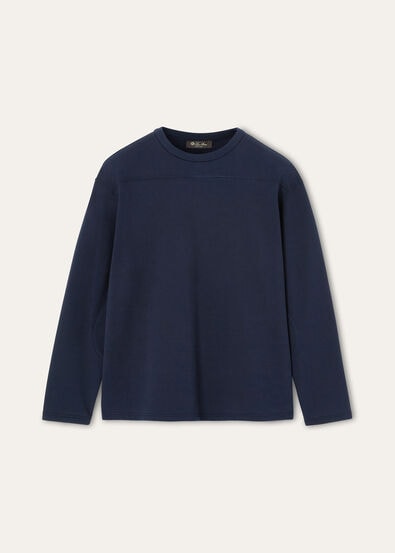 COMO CREW NECK SWEATSHIRT COTTON FLEECE
