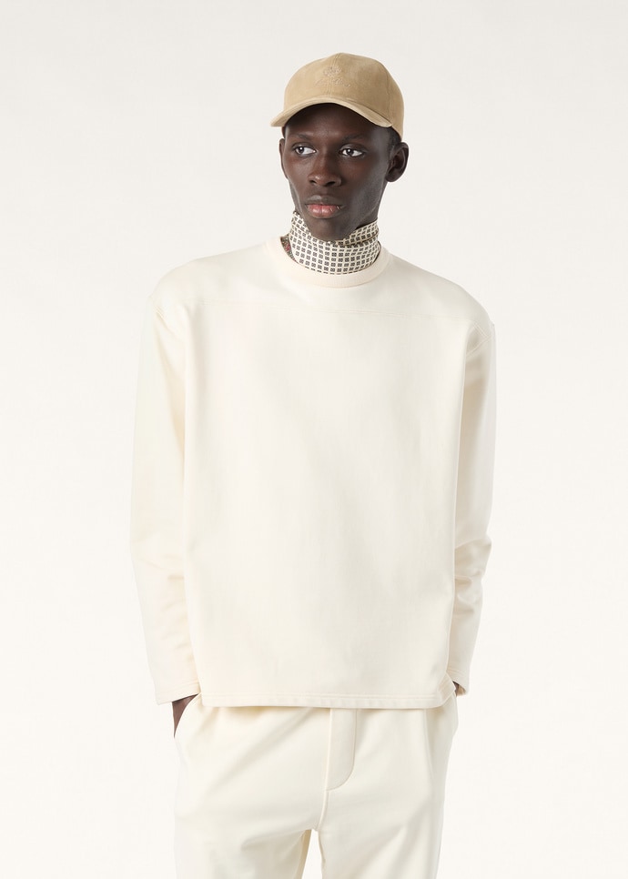 COMO CREW NECK SWEATSHIRT COTTON FLEECE_FAP7368_1230_3