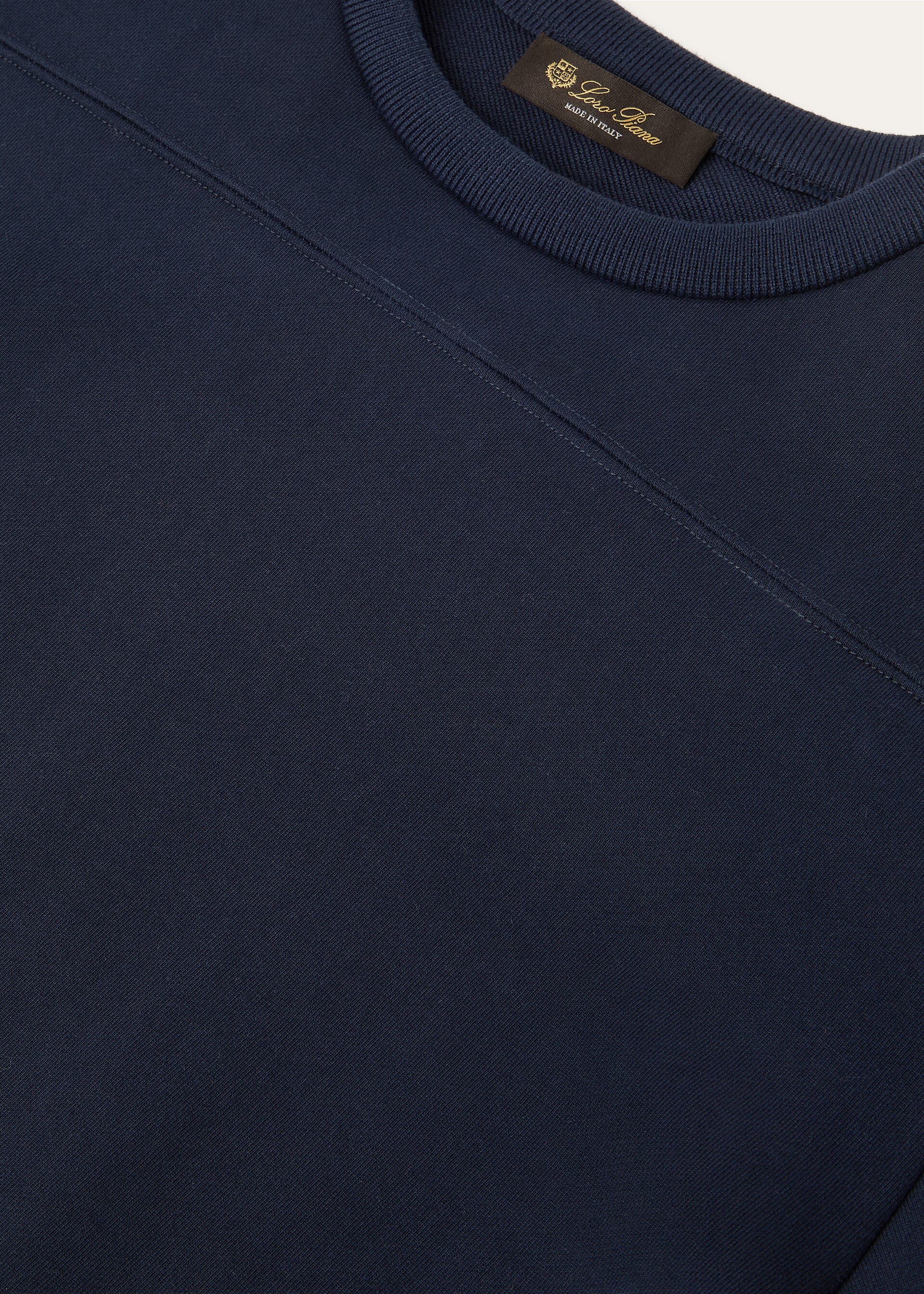 COMO CREW NECK SWEATSHIRT COTTON FLEECE