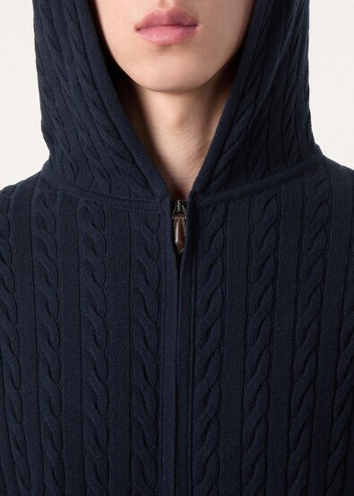 VICUNA TRECCIA BOMBER SWEATER GG 12