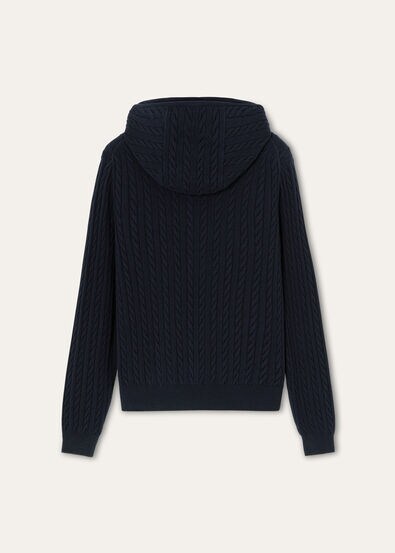 VICUNA TRECCIA BOMBER SWEATER GG 12