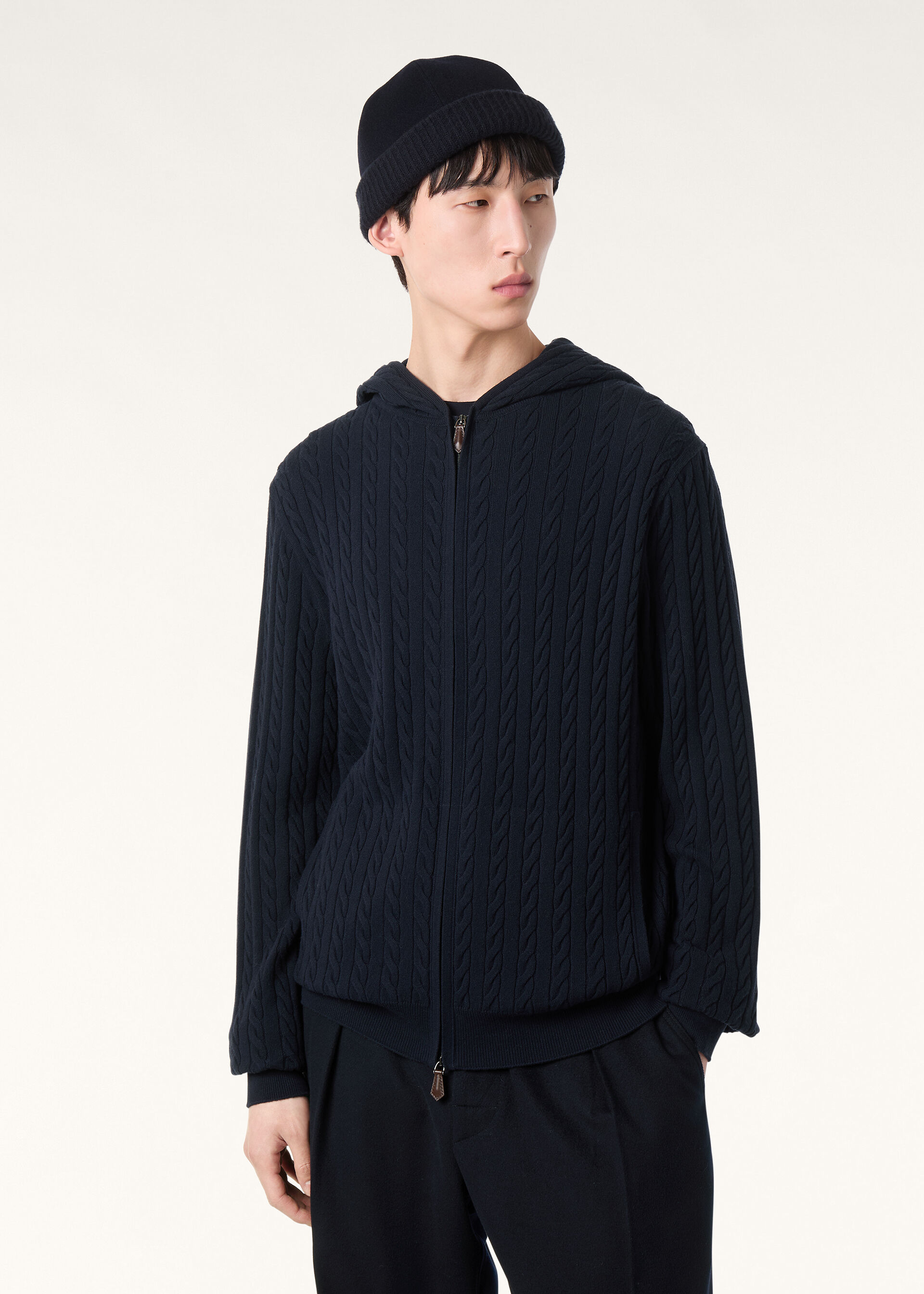 VICUNA TRECCIA BOMBER SWEATER GG 12