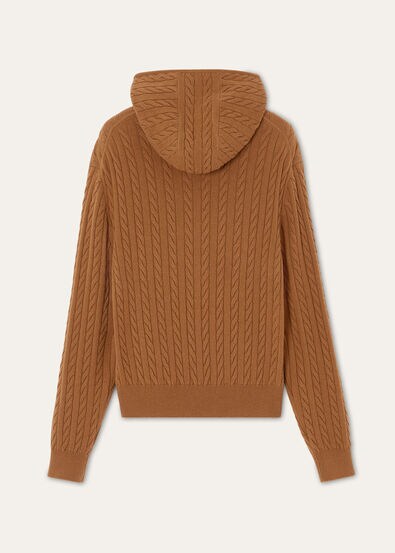 VICUNA TRECCIA BOMBER SWEATER GG 12