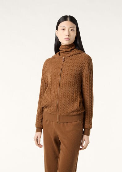 VICUNA TRECCIA BOMBER SWEATER GG 12