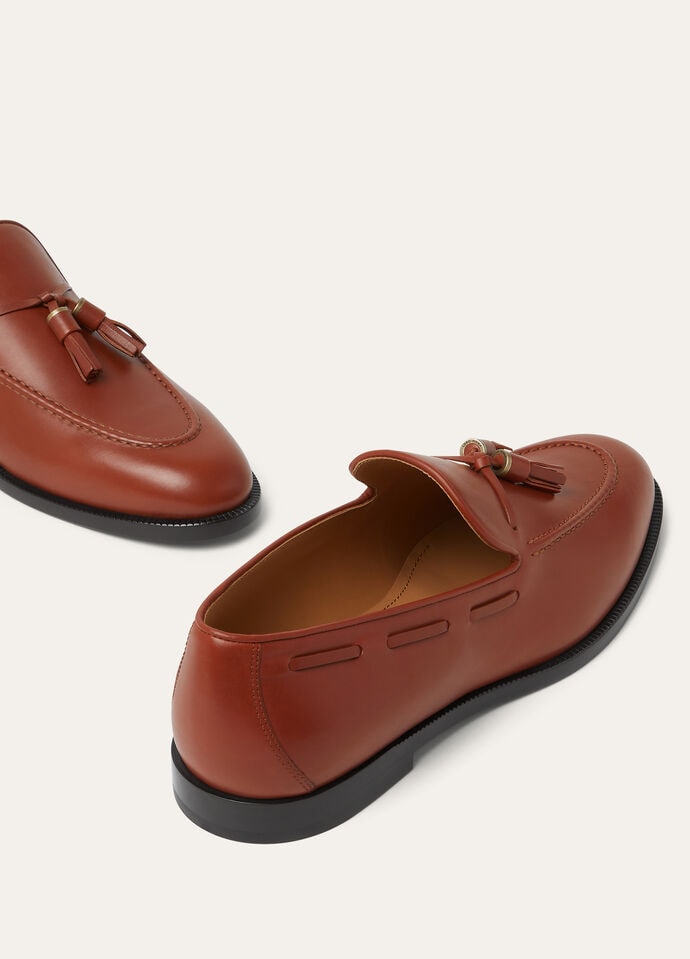 Francis Walk Loafer Calfskin Pecan Syrup | Loro Piana IT
