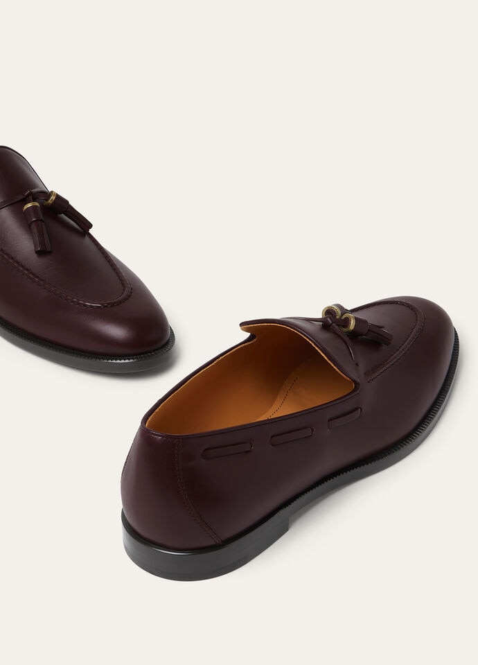 ローファー・オックスフォード LORO PIANA FRANCIS WALK LOAFERS Francis Walk Loafer Calfskin Red Caramel | Loro Piana