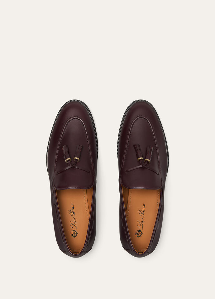 Francis Walk Loafer Calfskin Deep Maroon | Loro Piana US