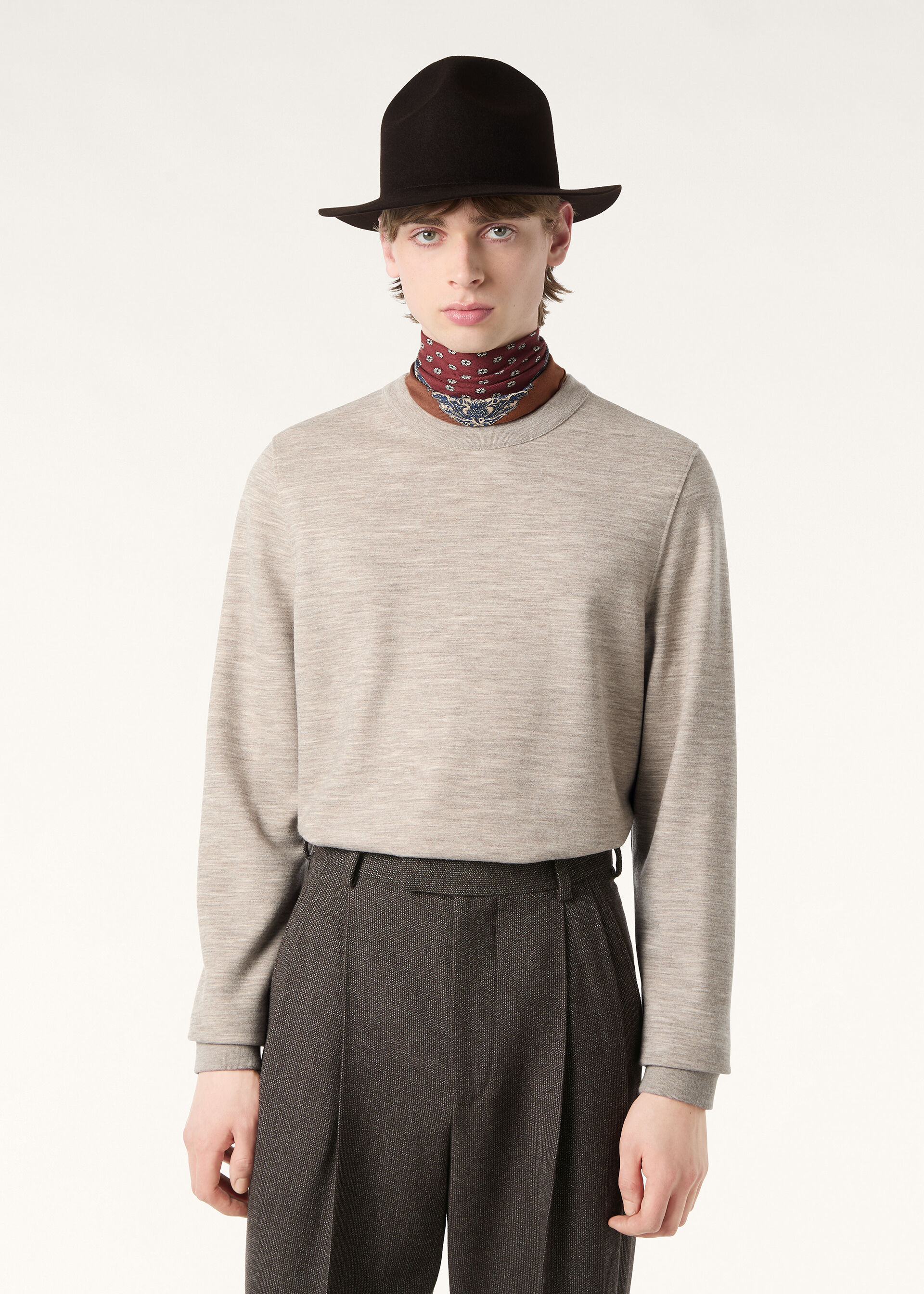 TAIERI SWEATER PECORA NERA BICOLOR