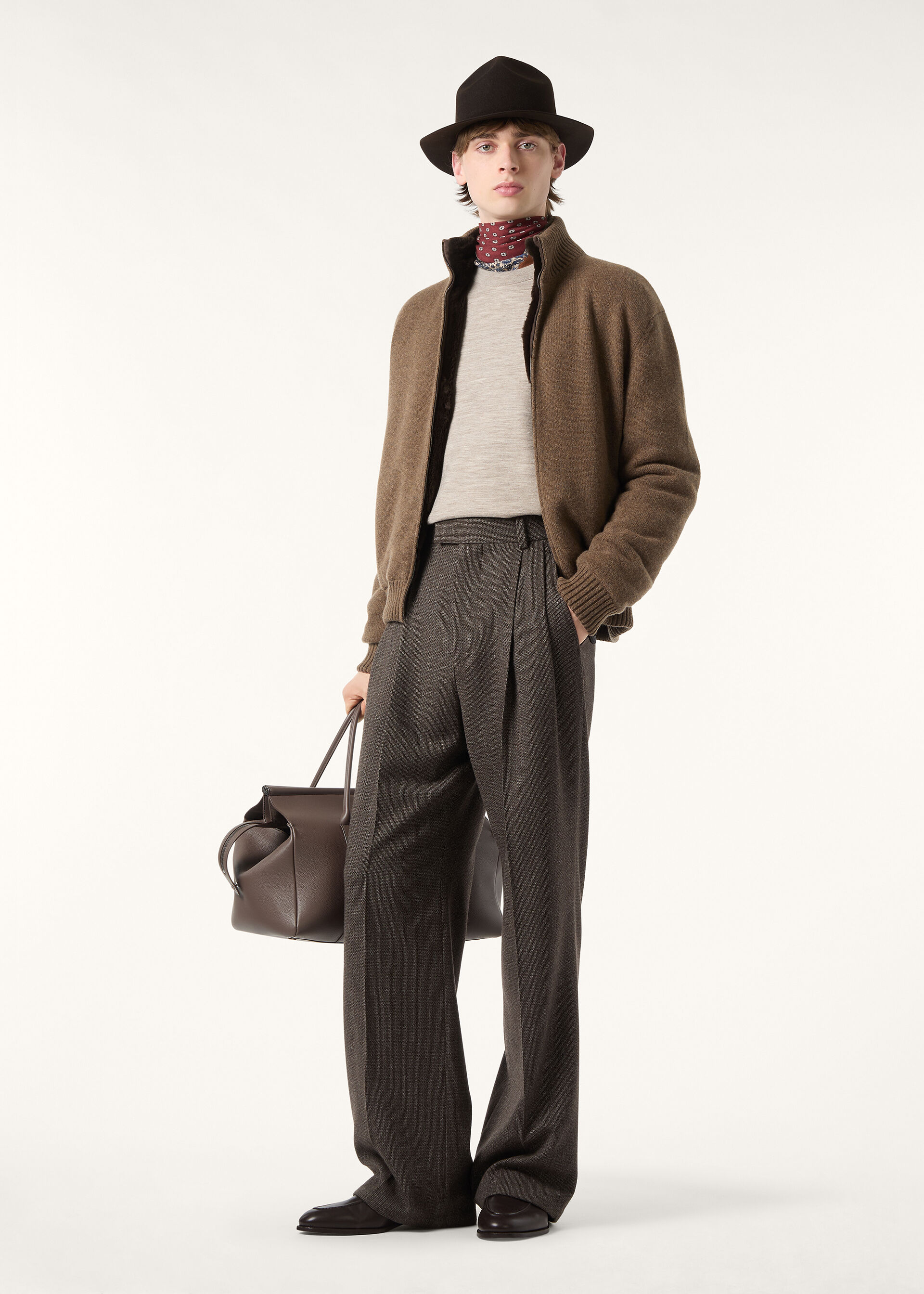TAIERI SWEATER PECORA NERA BICOLOR