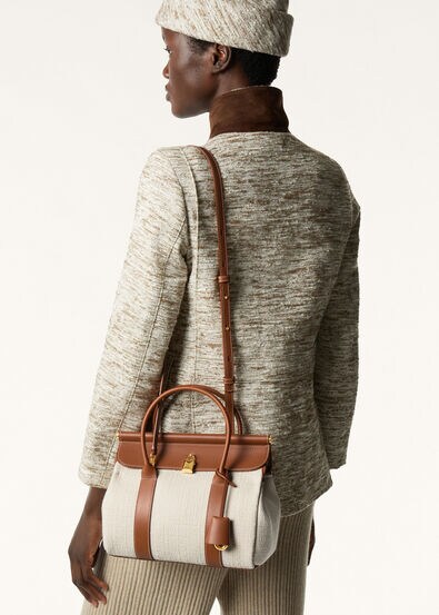 LOOM L25 BASKET COTTON/ROUNDED LEATHER