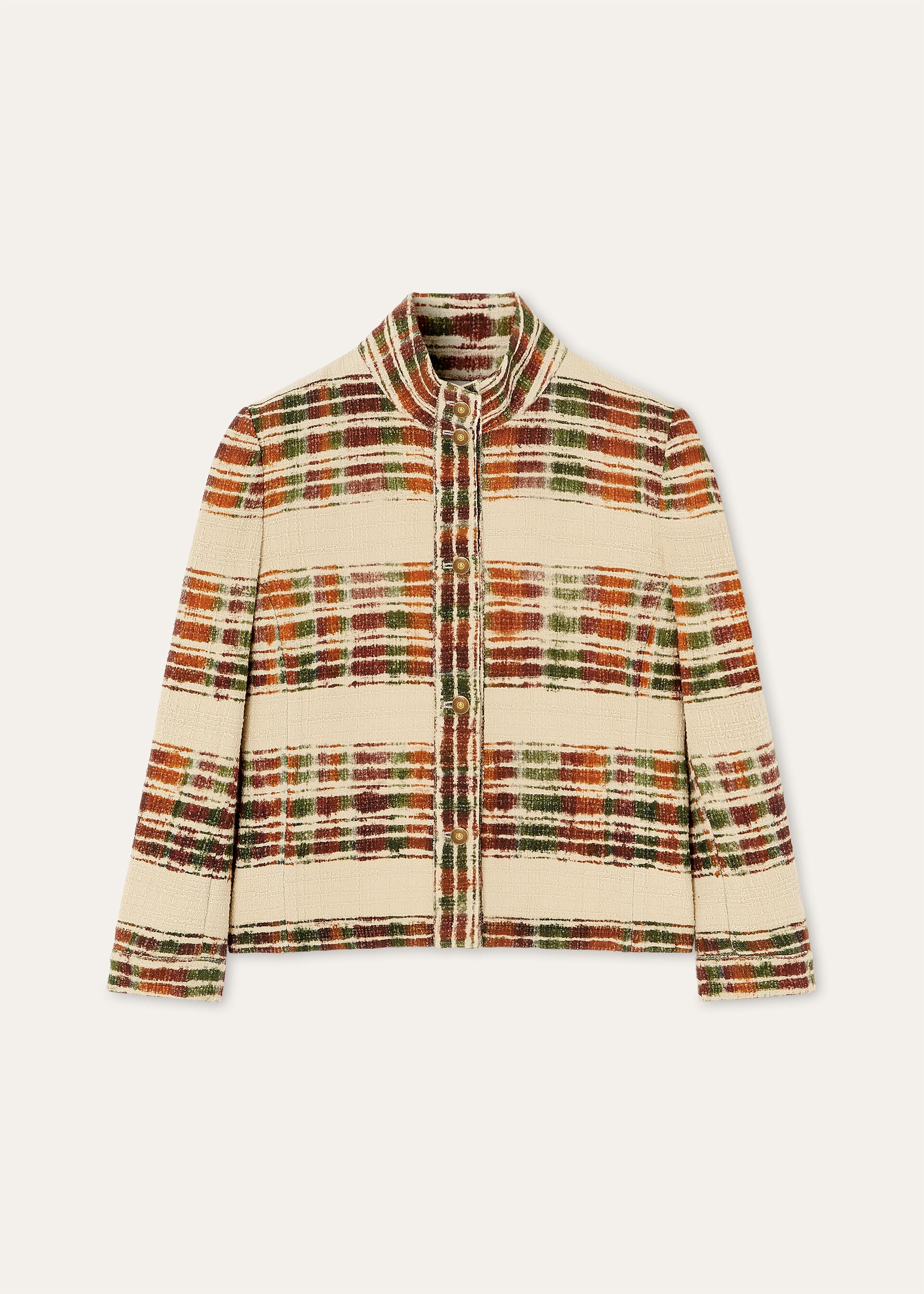 MIRIAM SB JACKET WATERCOLOR SUITCASE STRIPE