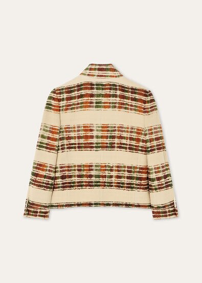 MIRIAM SB JACKET WATERCOLOR SUITCASE STRIPE