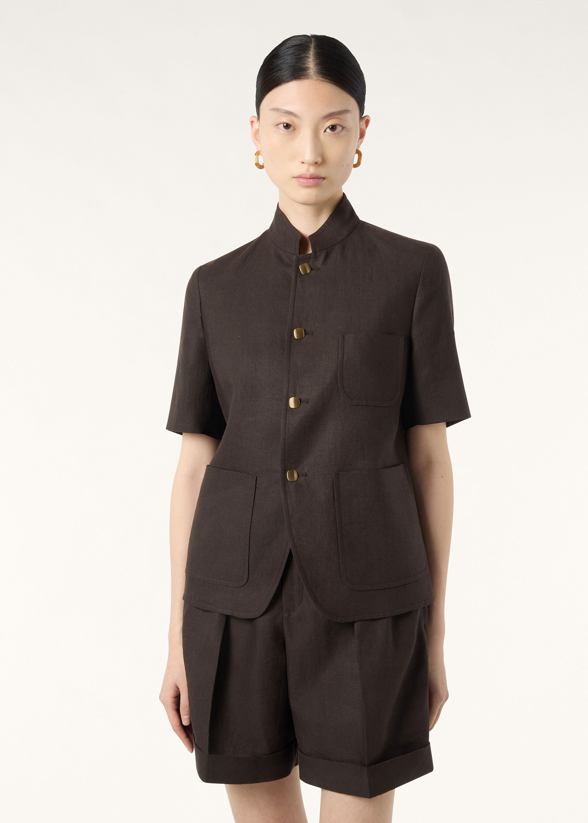 SPAGNA MINI SS SB JACKET TROPICAL LINEN