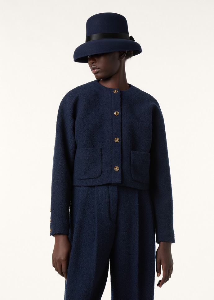 CATERINA SB JACKET MOSS TWEED_FAP7645_W1G1_3