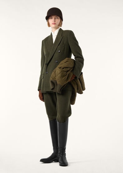 BALLATER PANTS CASHMERE PIQUE'
