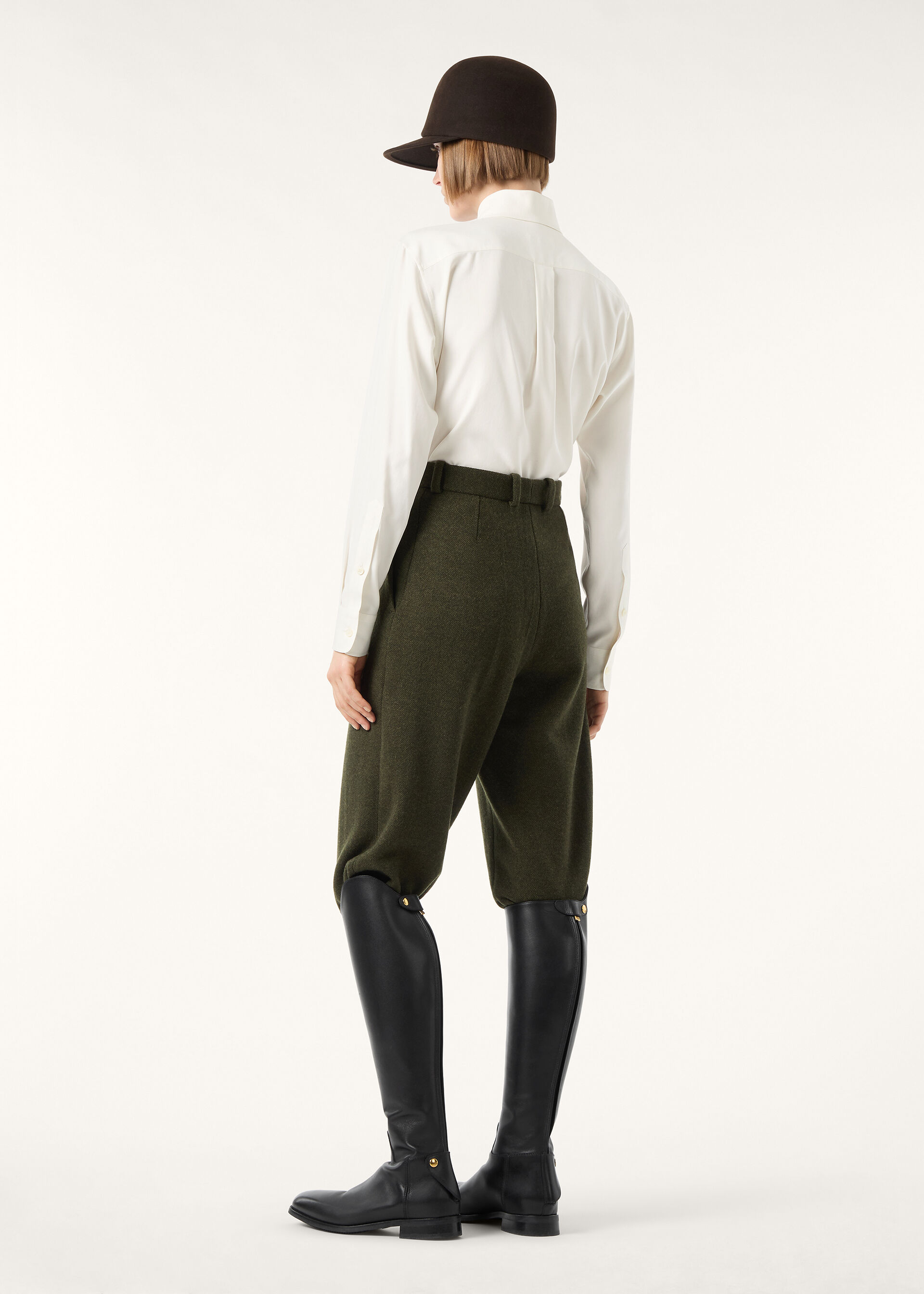 BALLATER PANTS CASHMERE PIQUE'