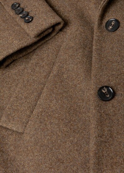 TUCKER DB COAT LIGHT FELT CASH WOOL