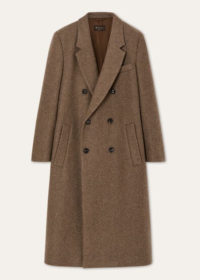 TUCKER DB COAT LIGHT FELT CASH WOOL