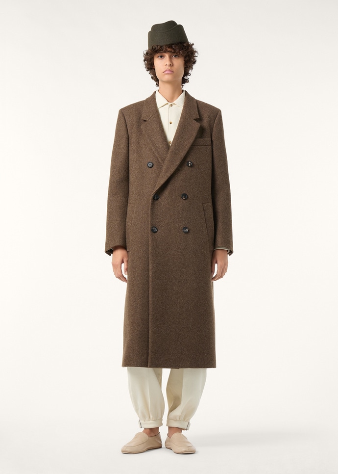 TUCKER DB COAT LIGHT FELT CASH WOOL_FAP7667_H0L6_3