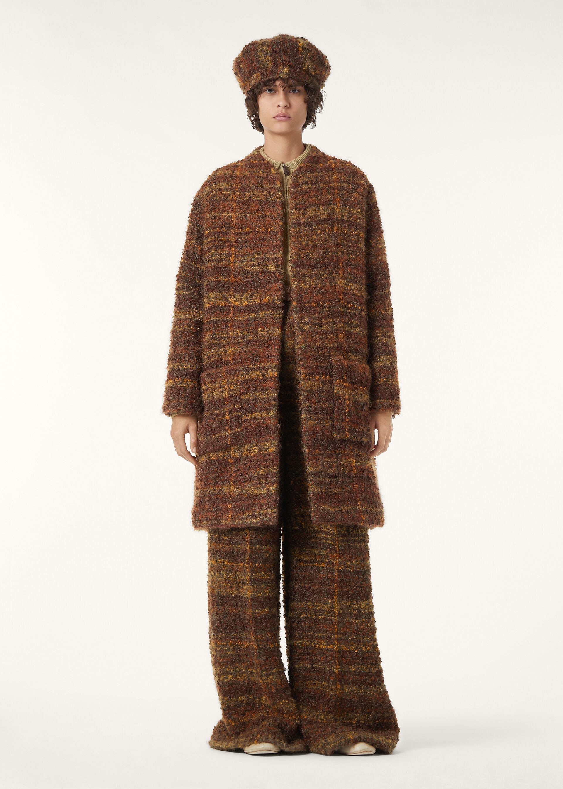 STEPH SB COAT MOHAIR BOUCLE'