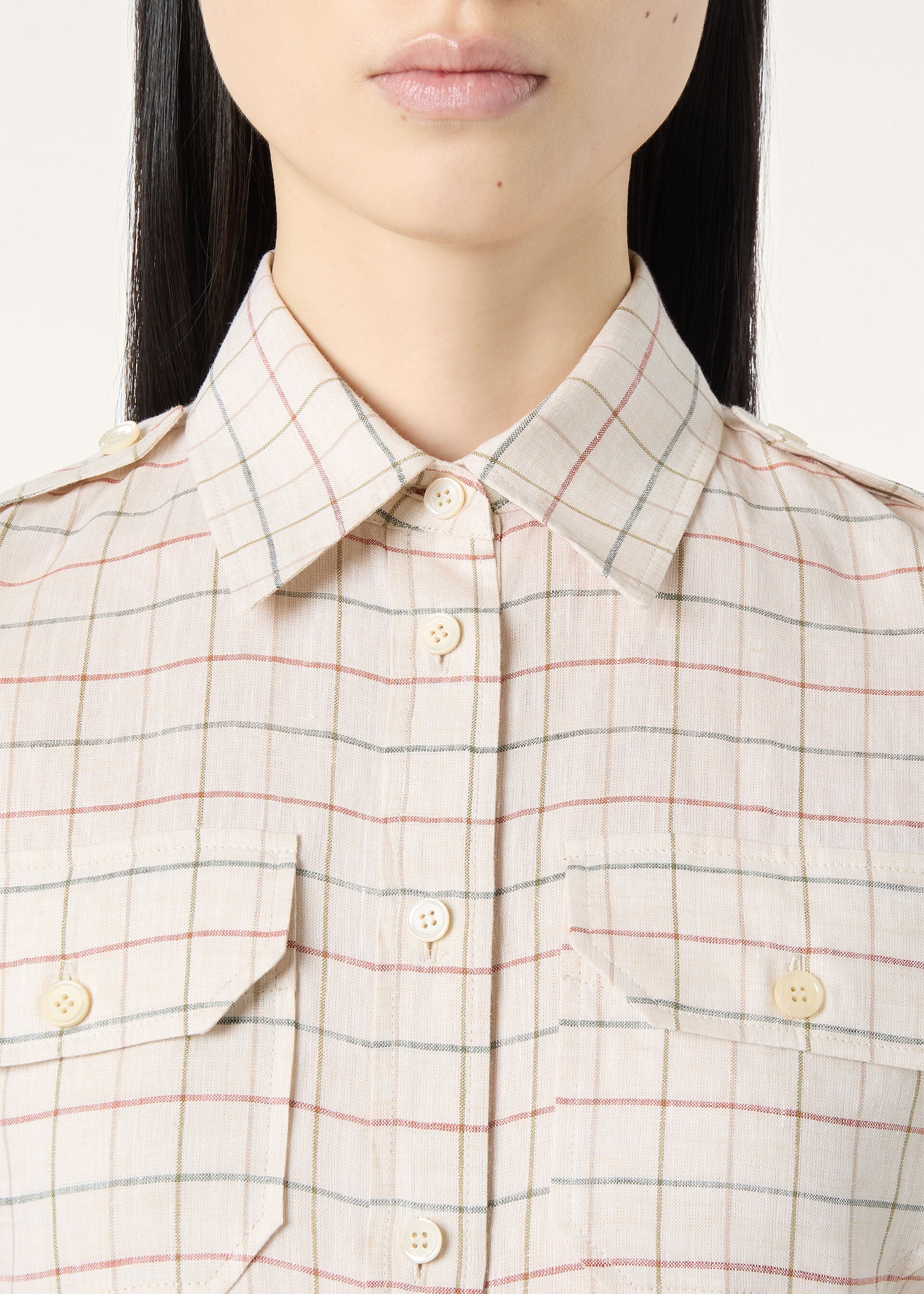ANNE SS SHIRT SOLAIRE BELT