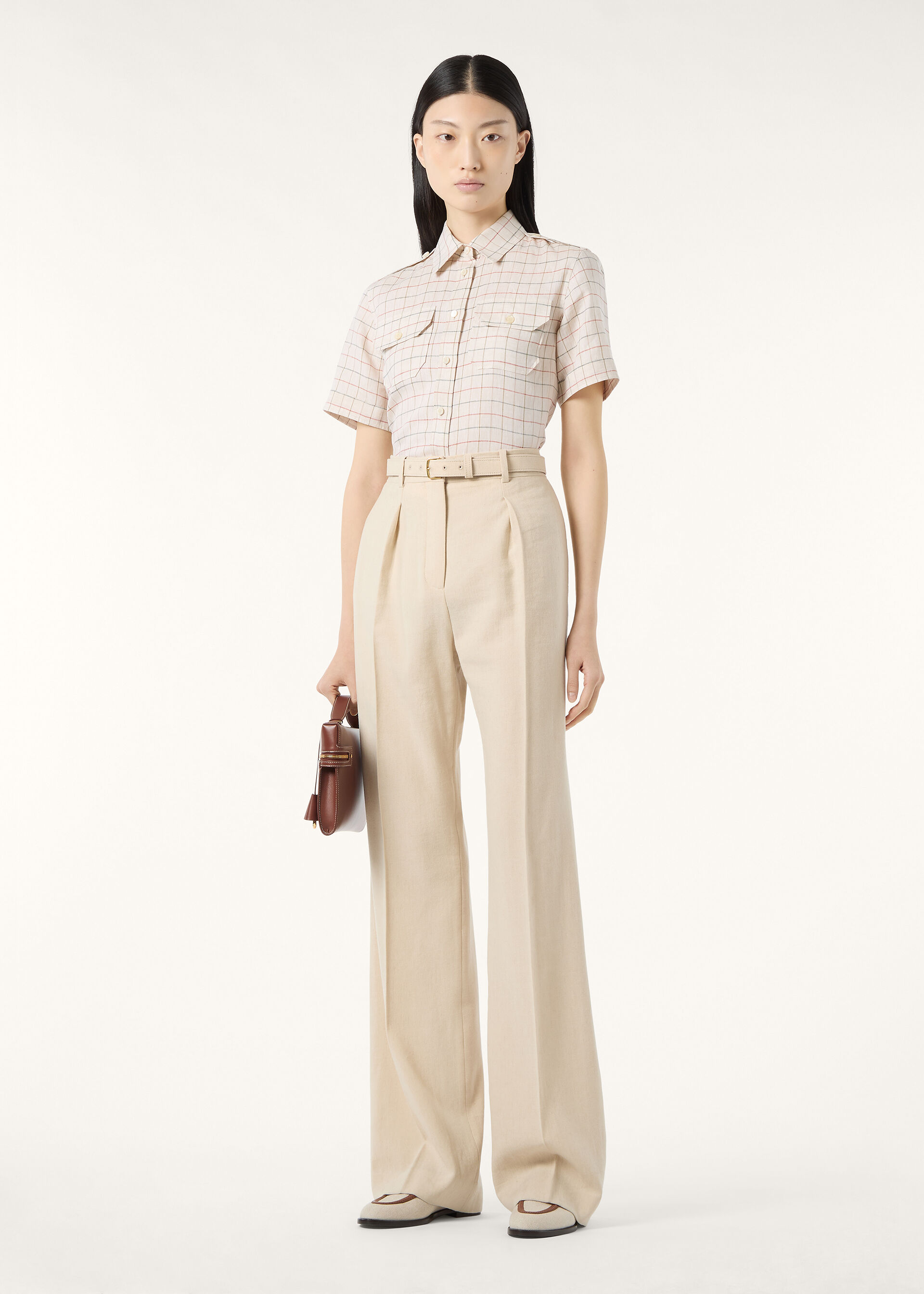 ANNE SS SHIRT SOLAIRE BELT
