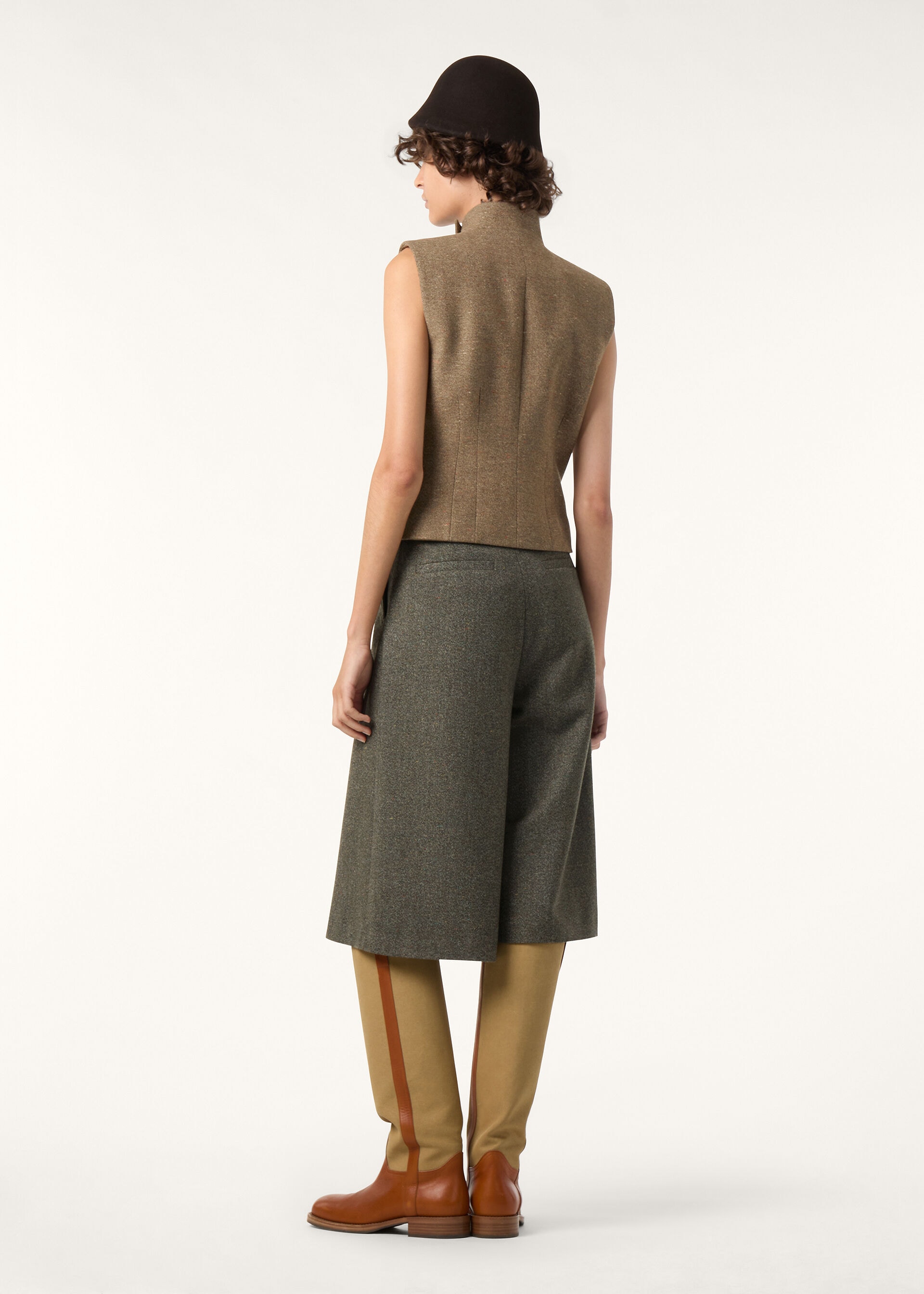 LEMAN VEST WISH CASH TWEED