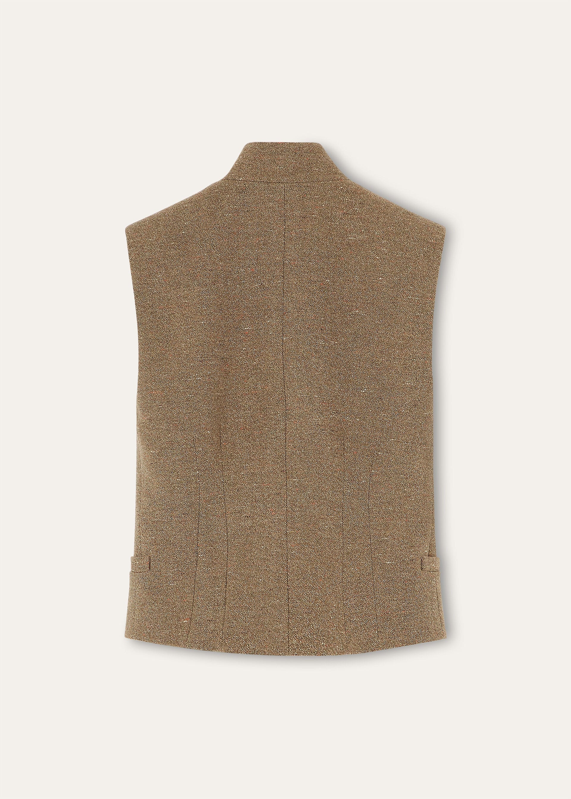 LEMAN VEST WISH CASH TWEED