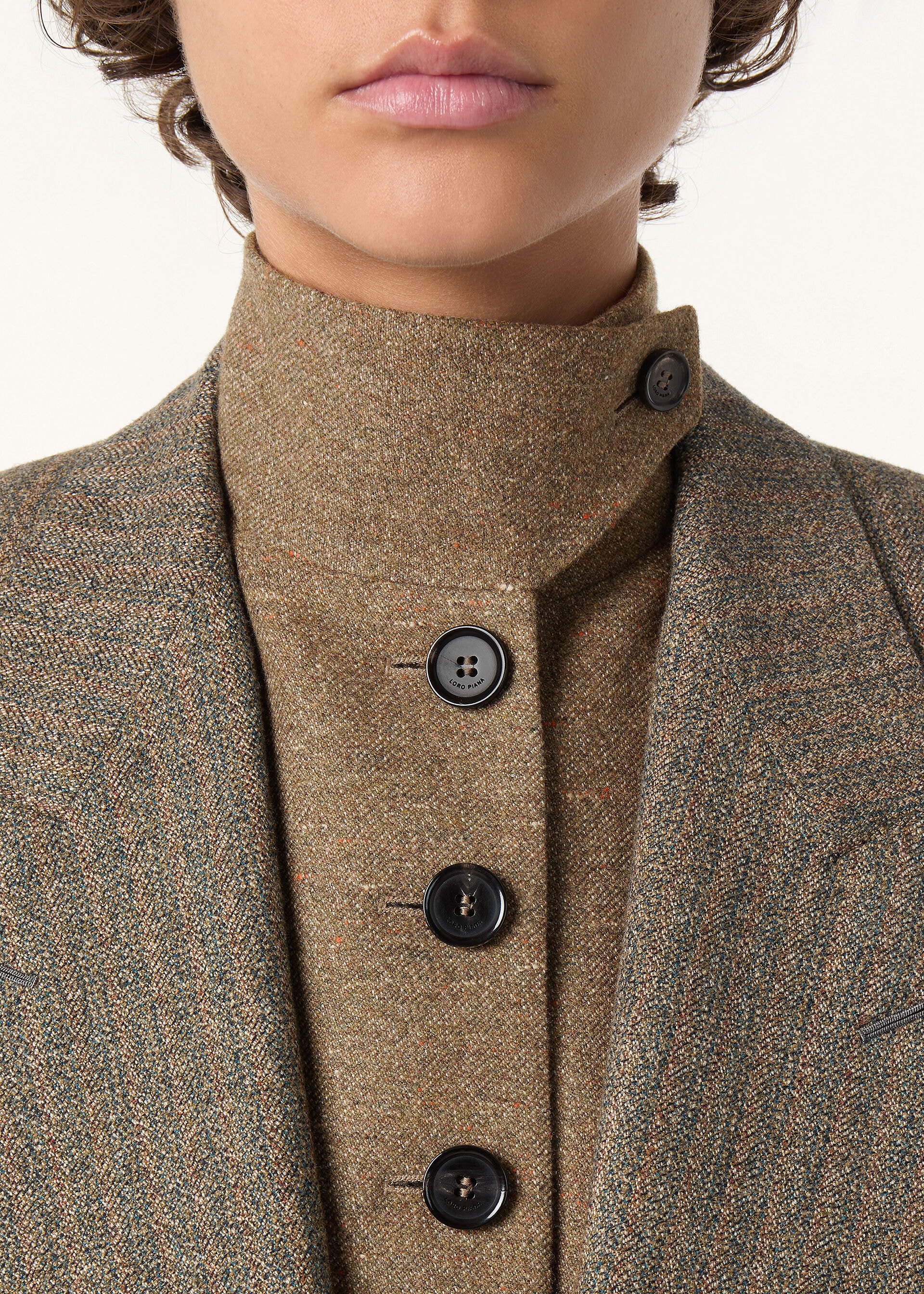 LEMAN VEST WISH CASH TWEED