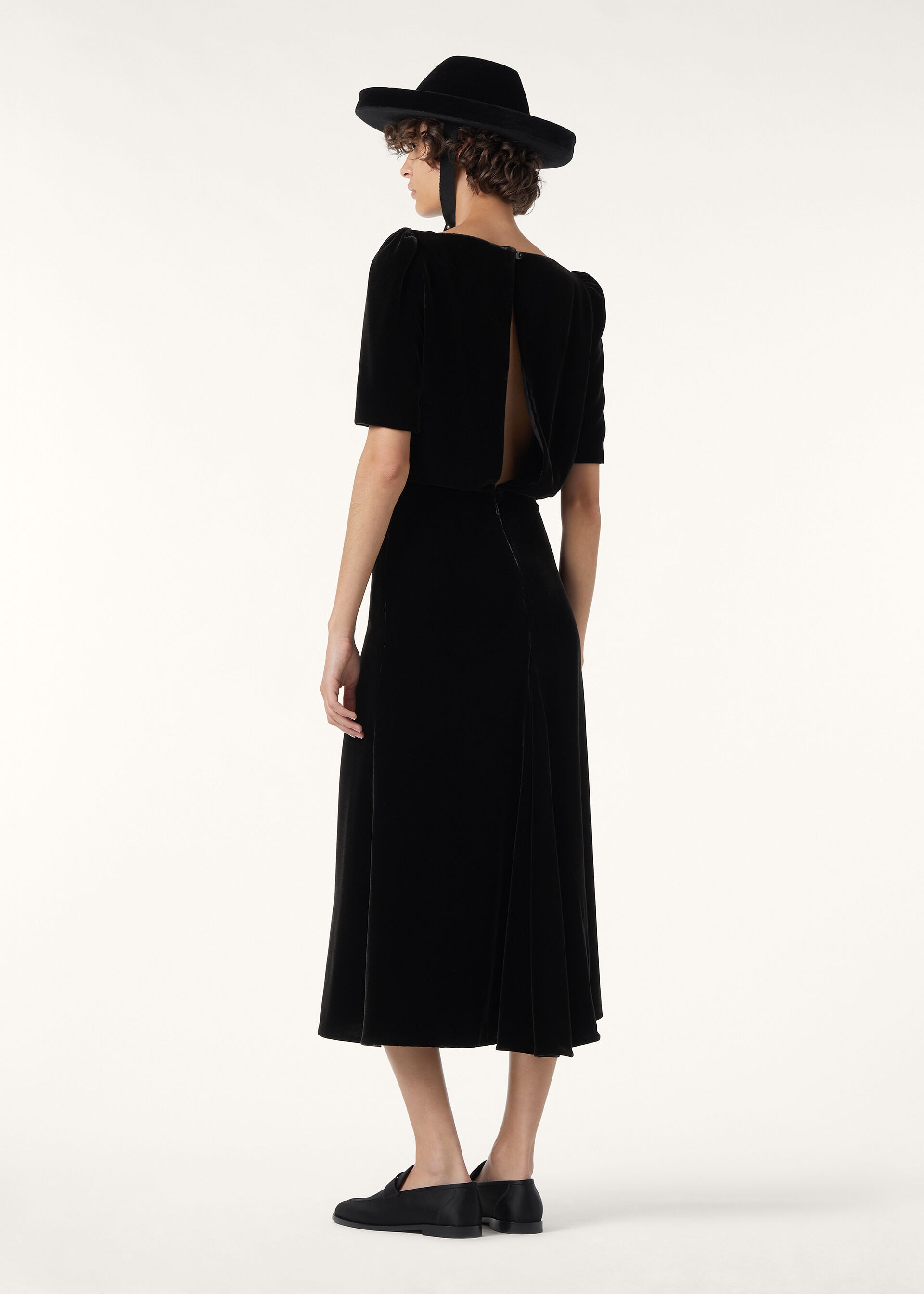 LAINE DRESS SILK VELVET