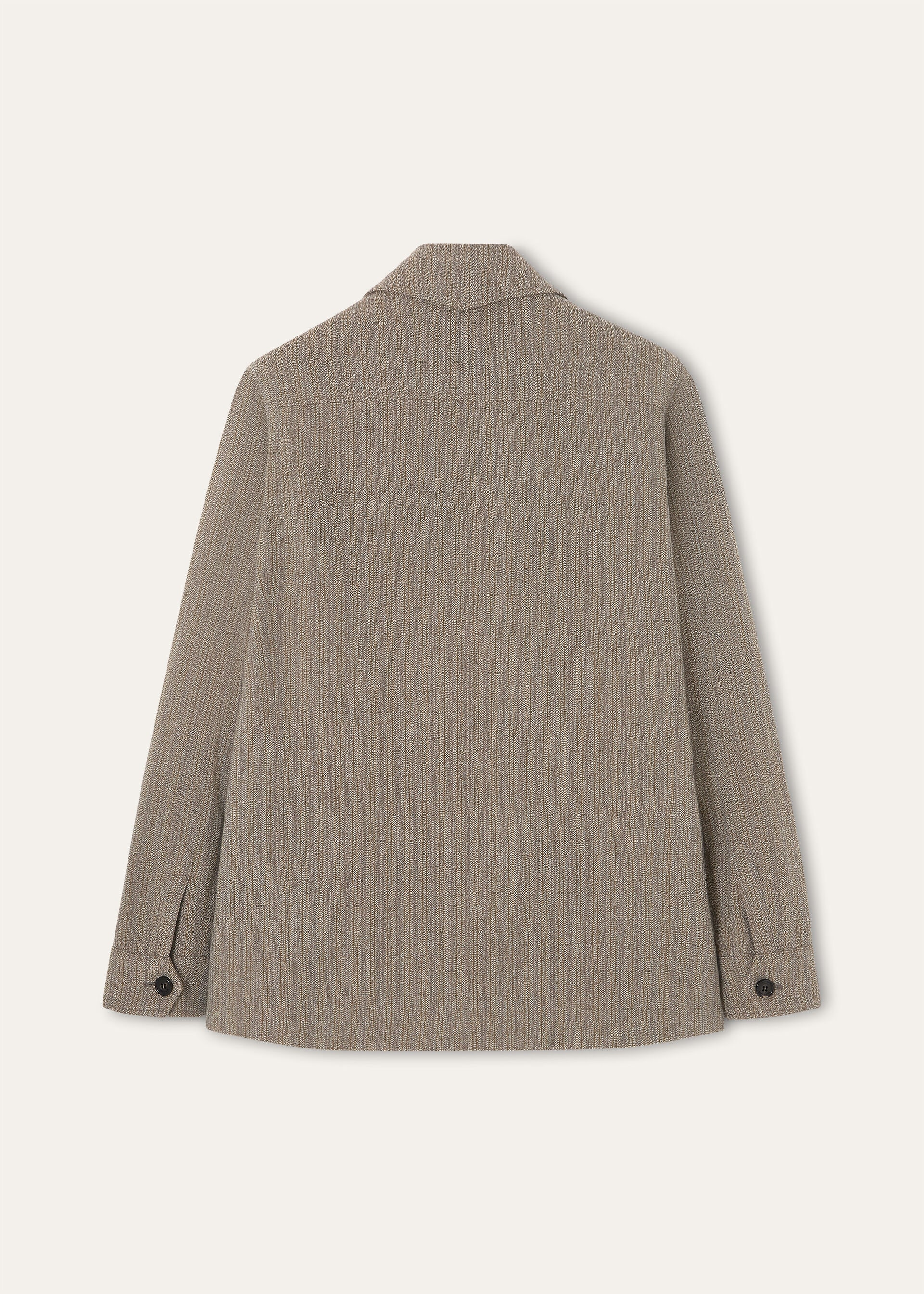 PIERS FIELD JACKET CANVAS LINEN WOOL