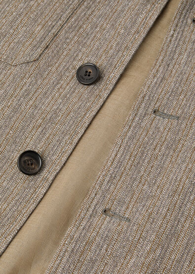 PIERS FIELD JACKET CANVAS LINEN WOOL