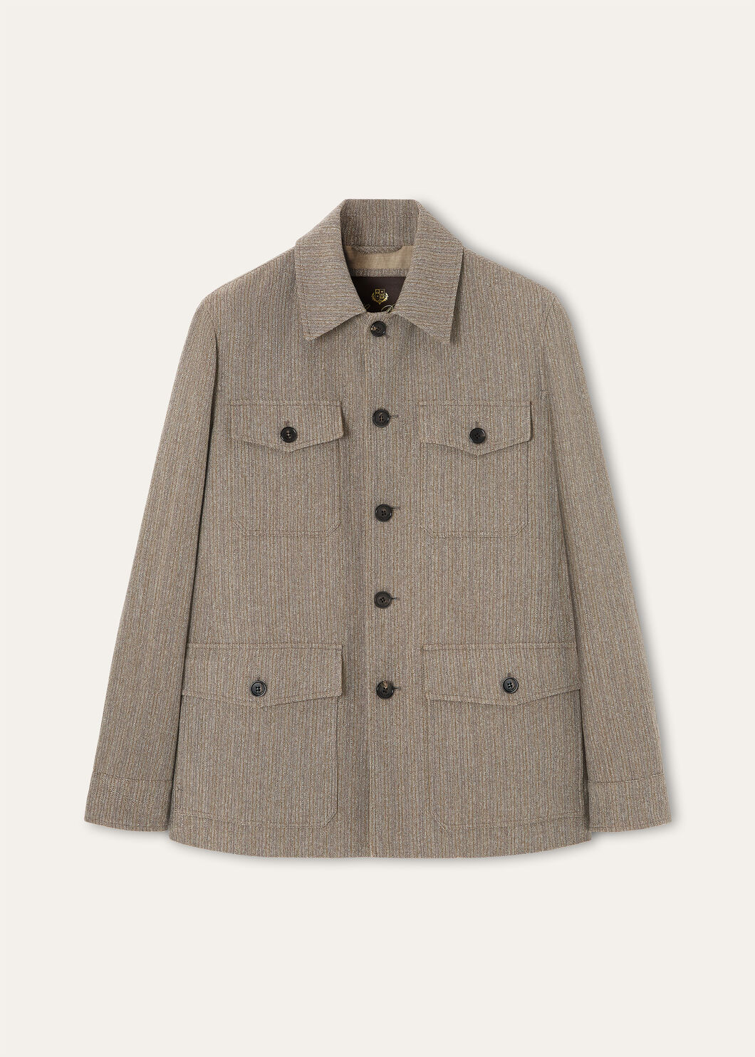PIERS FIELD JACKET CANVAS LINEN WOOL