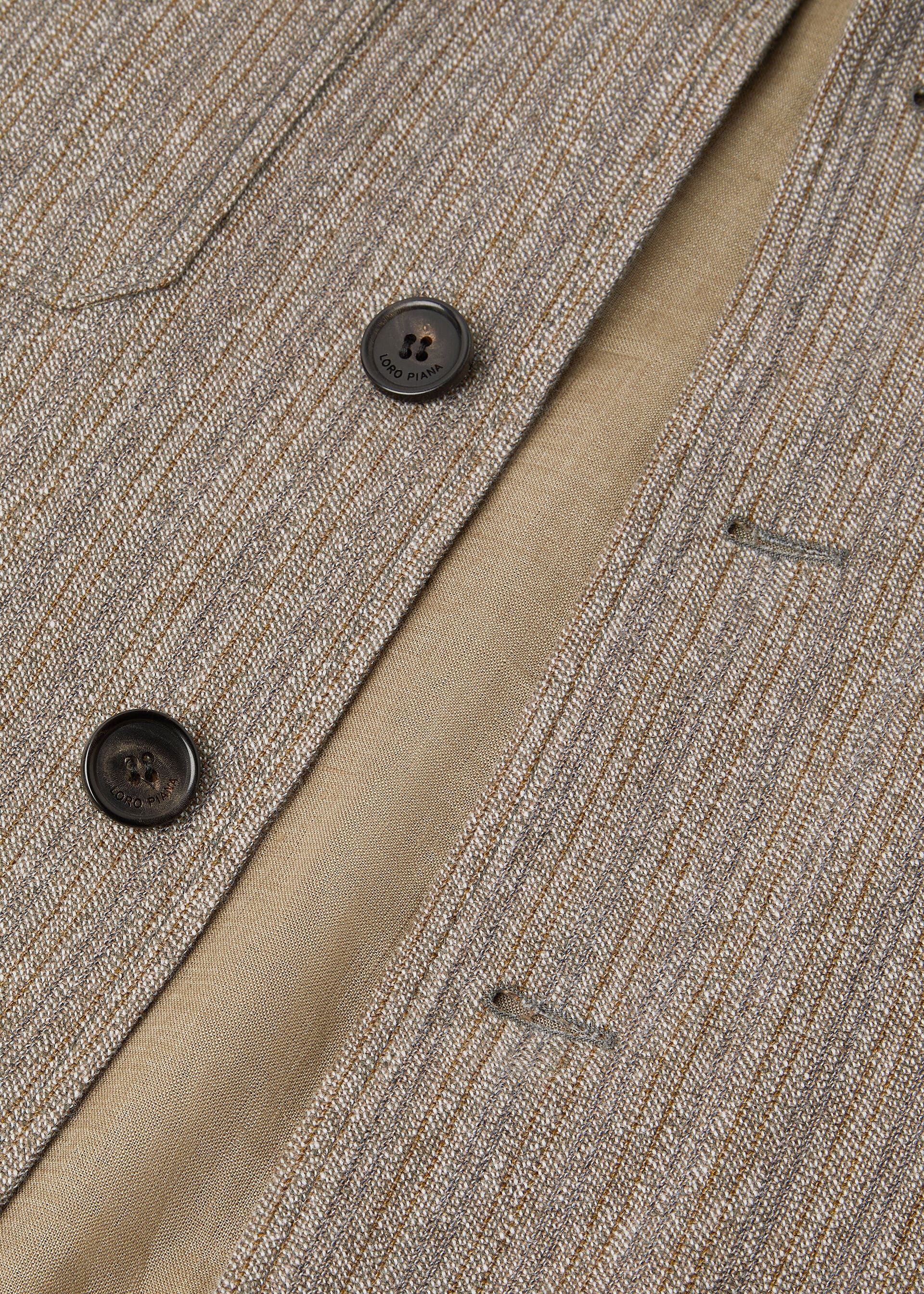 PIERS FIELD JACKET CANVAS LINEN WOOL
