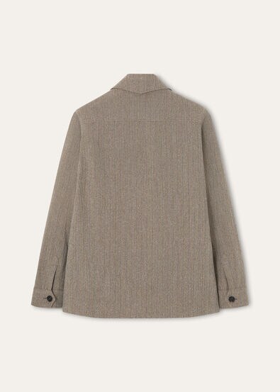 PIERS FIELD JACKET CANVAS LINEN WOOL