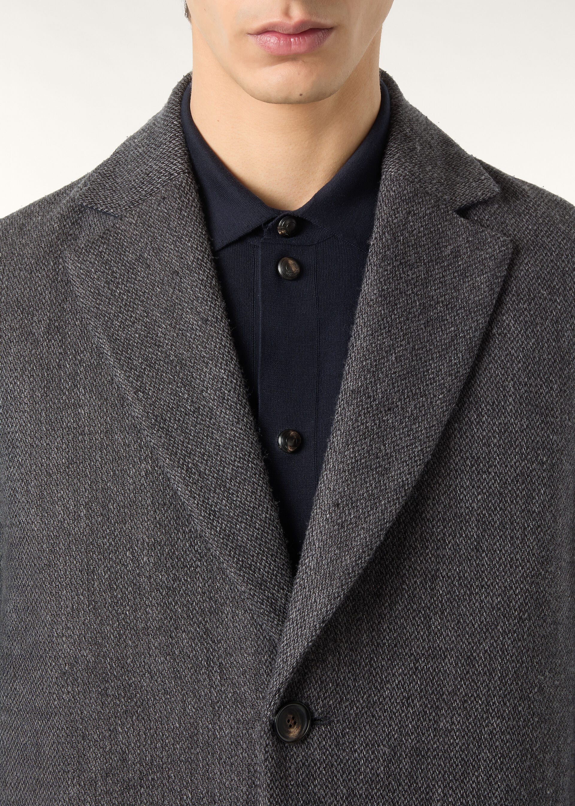 JOHN COAT CASH LINEN DOUBLE