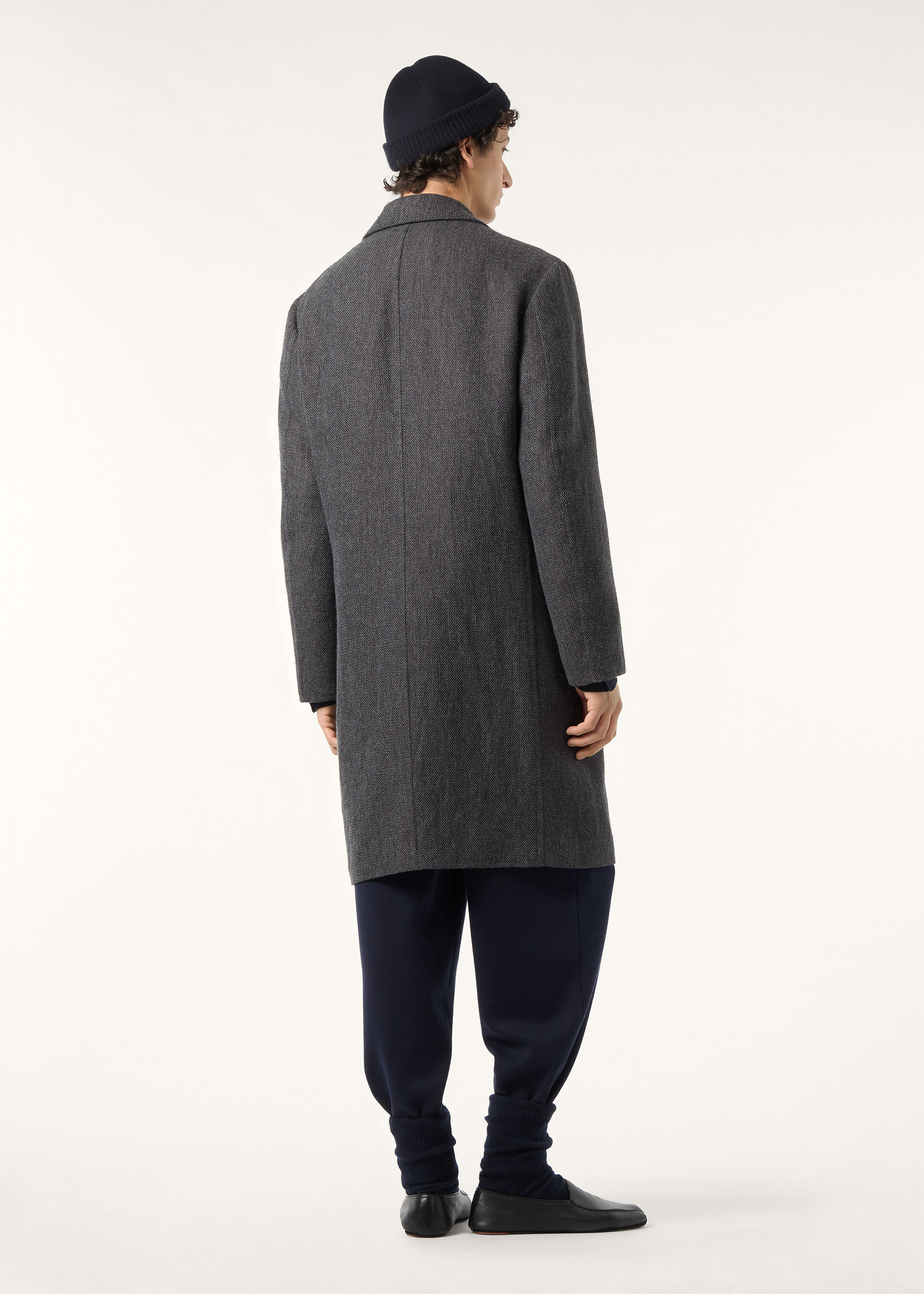 JOHN COAT CASH LINEN DOUBLE