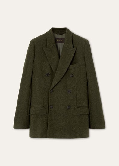 BALLATER DB JACKET CASHMERE PIQUE'