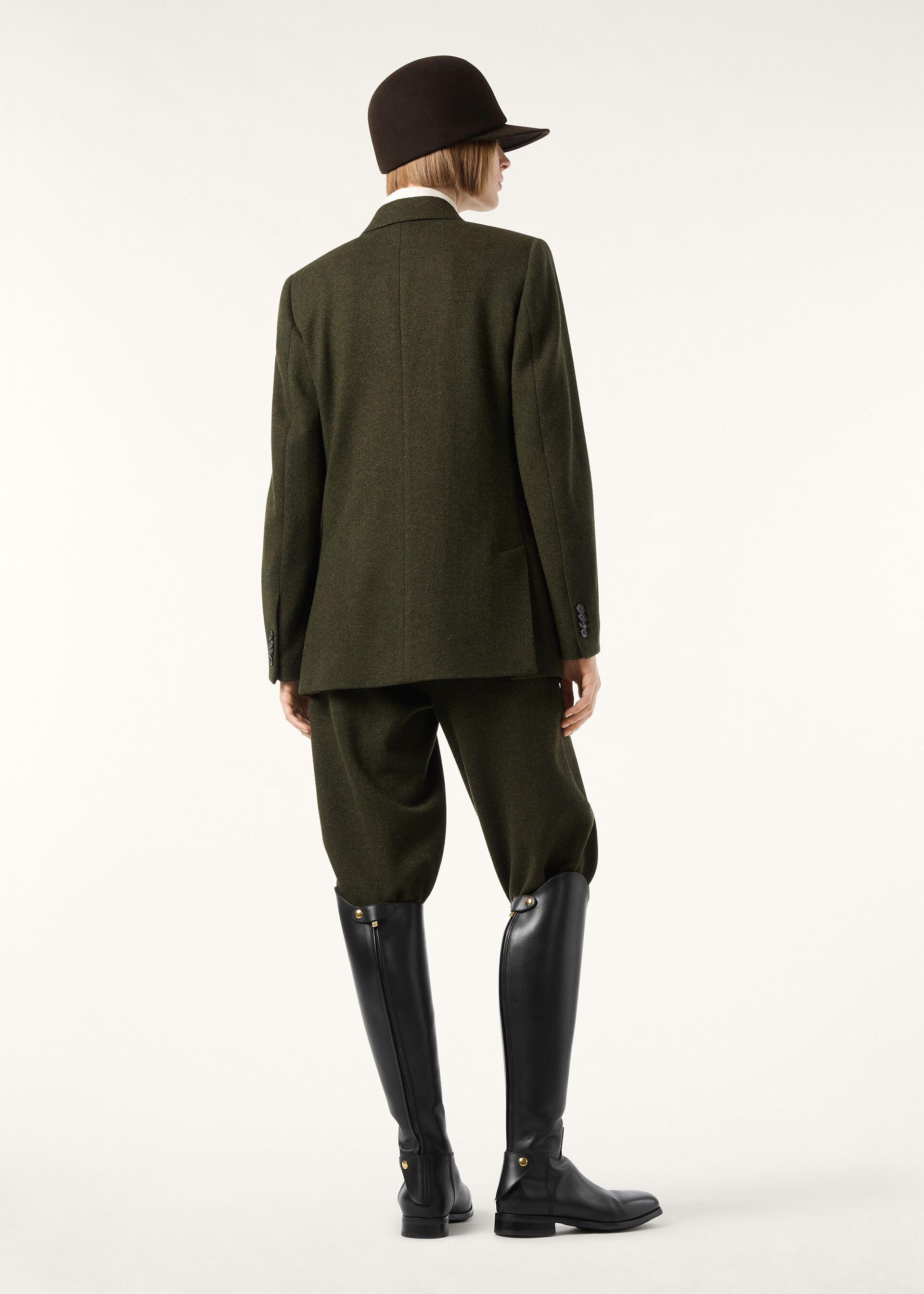 BALLATER DB JACKET CASHMERE PIQUE'