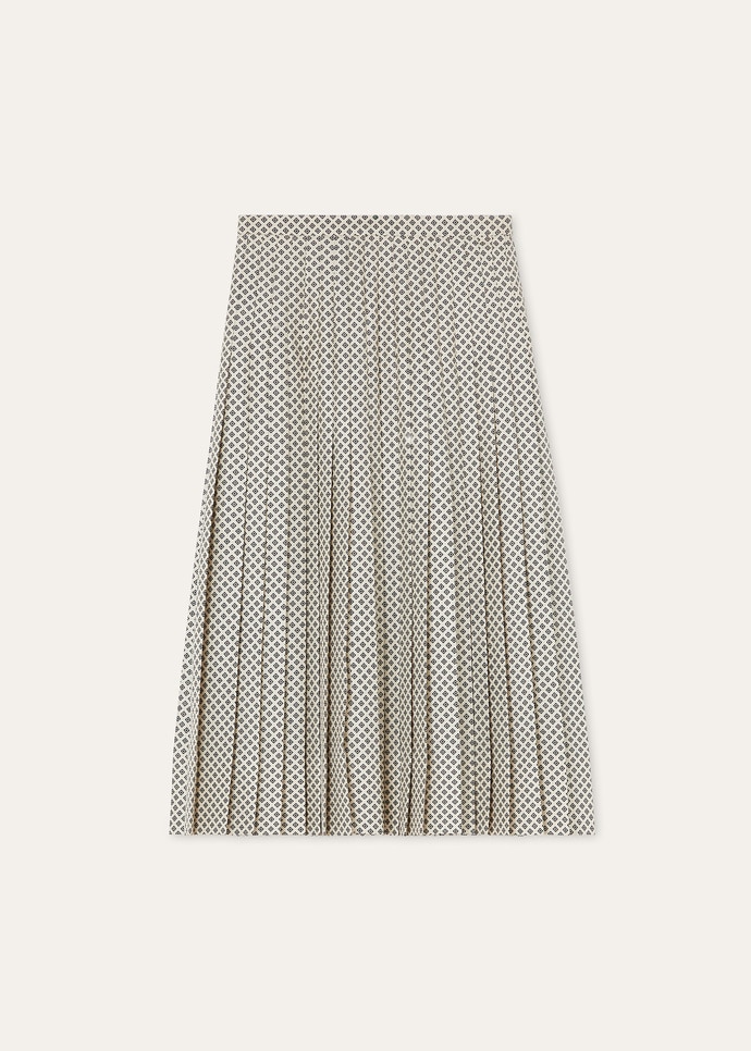 CLEA SHORT SKIRT LORO PIANA CHACO SILK TWILL_FAP7824_T1S7_5