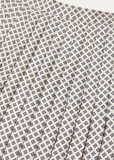 CLEA SHORT SKIRT LORO PIANA CHACO SILK TWILL